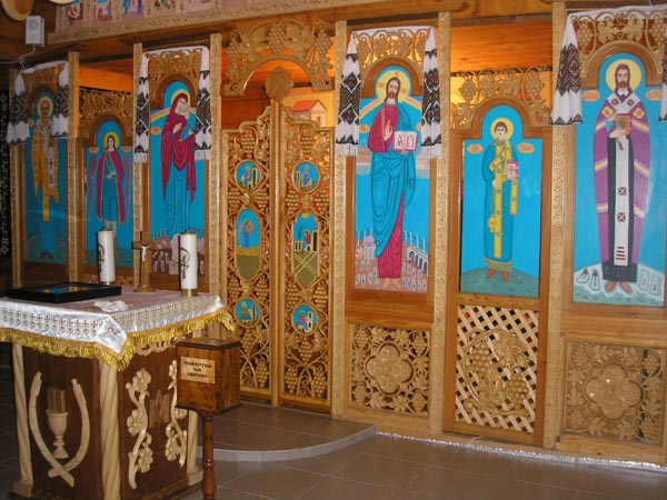 Иконостас в церкви Конгрегации св. Андрея