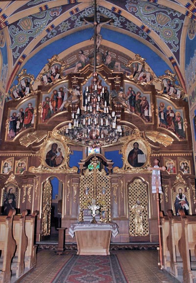 Золочівська церква св. Миколая. Інтер'єр