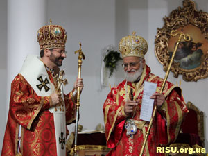 Патриархи Святослав и Григорий ІІІ