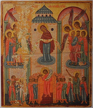 ікона з Церкви Покрову Богородиці у Рихвалді