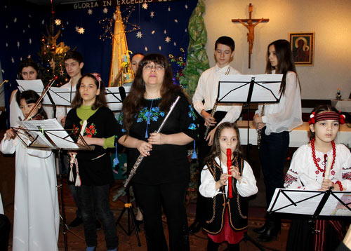 Рождественский концерт в Луганских римо-католиков