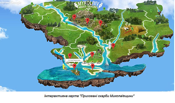 Інтерактивна карта Миколаївщини
