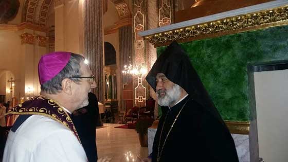 Нунцій і вірменський архиєпископ