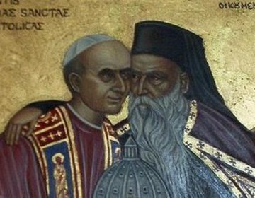 Servant_of_Pope_Paul_VI_of_Rome_and_Patriarch_Athenagoras_I_of_Constantinople_embrace_ecumenism_icon.jpg