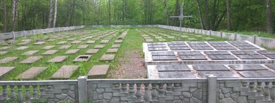 German gravestones vandalized in Chernihiv