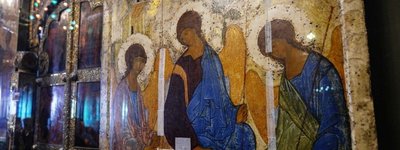 РПЦ повернула музею ікону "Трійцю" Андрія Рубльова з численними пошкодженнями