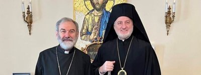 Архиєпископ Америки провів зустріч з представником Вірменської Апостольської Церкви