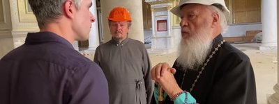 Экзарх УГКЦ передал Митрополиту Агафангелу пожертвование на возрождение Спасо-Преображенского собора в Одессе