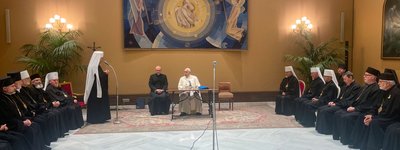 Єпископи Синоду УГКЦ зустрілись із Папою Франциском у Ватикані