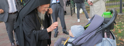 Патріарх Варфоломій під час візиту до Естонії поспілкувався з українськими вірними