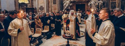 Глава УГКЦ очолив у Ватикані Вечірню з литією з нагоди 400-річчя мучеництва святого Йосафата