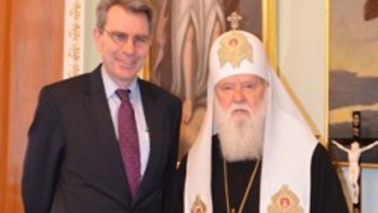 Patriarch Filaret and U.S. Ambassador Discuss International Relations and Ukraine’s European Integration - фото 1