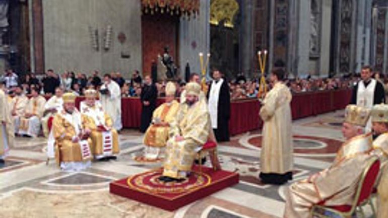 UGCC Patriarch led liturgy at the altar of St. Peter's Basilica in Vatican - фото 1