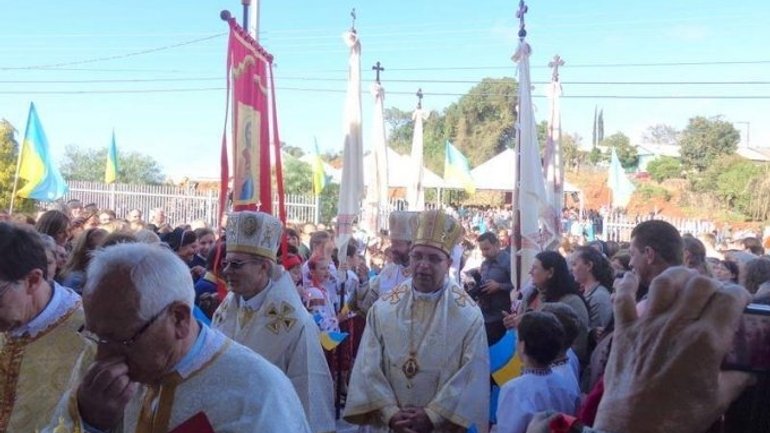 Глава УГКЦ в Бразилии совершил Чин интронизации нового правящего епископа - фото 1