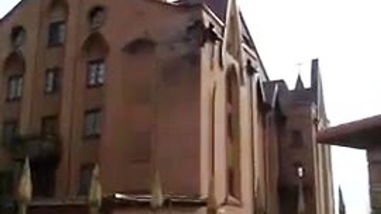 Roman Catholic church in Donetsk was shelled - фото 1