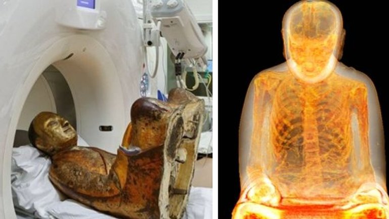 В тсячелетней статуе Будды нашли мумию монаха - фото 1