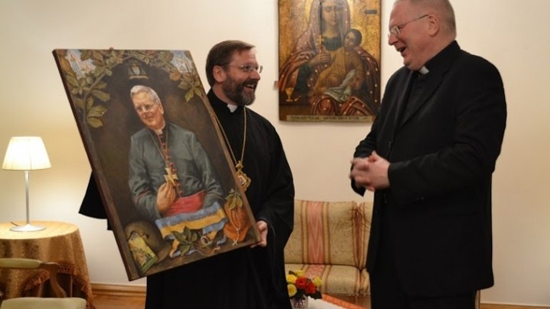 UGCC head thanks the Apostolic Nuncio for service to Ukrainian nation and UGCC - фото 1
