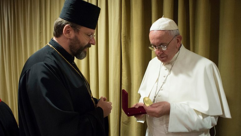 Pope Francis tells the UGCC head that Ukraine to remain forever in his heart - фото 1