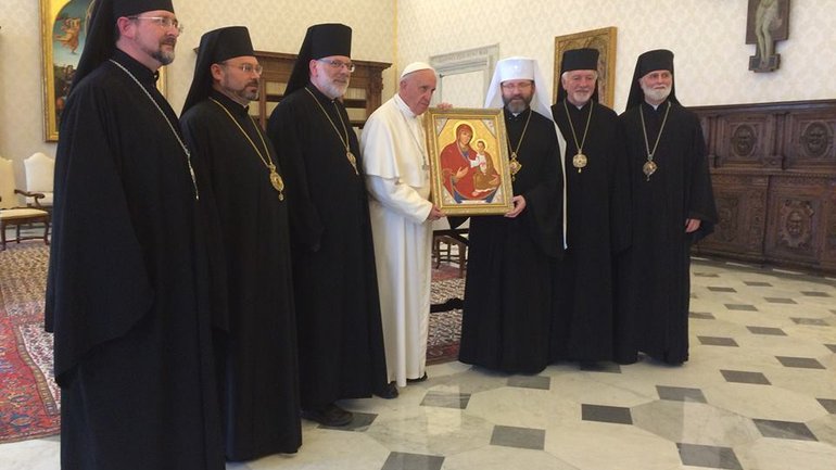 Єпископи Української Греко-Католицької Церкви зустрілися з Папою (оновлено) - фото 1