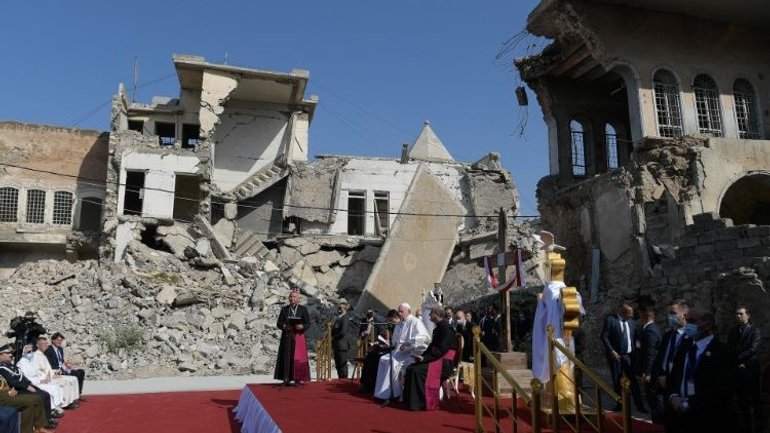 From rubble of Mosul to the rubble in Ukraine, Pope's voice of peace and hope - фото 1