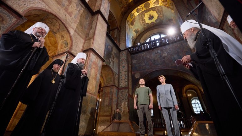 President and the First Lady took part in "Prayer for Ukraine" - фото 1