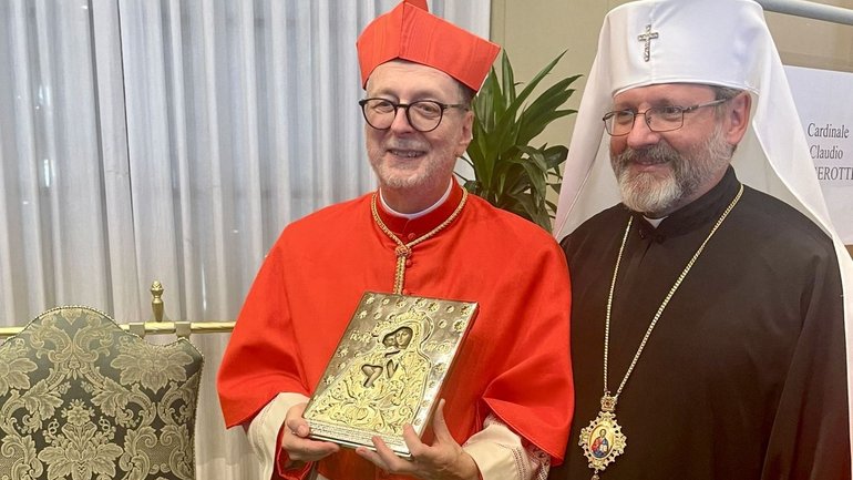 Глава УГКЦ привітав префекта Дикастерії для Східних Церков з отриманням кардинальської гідності - фото 1