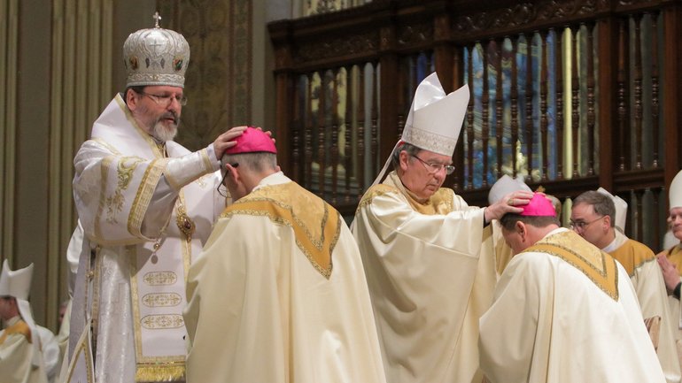 Єпископи Постійного Синоду УГКЦ взяли участь в хіротонії трьох римо-католицьких єпископів у Філадельфії - фото 1
