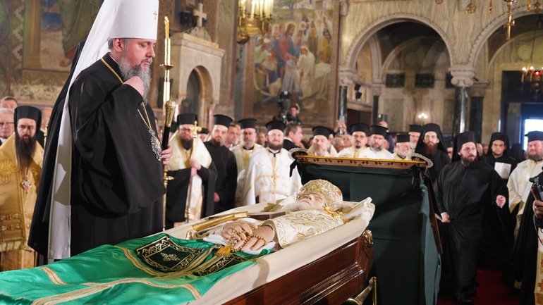 Предстоятель ПЦУ взяв участь у похороні спочилого Патріарха Болгарського Неофіта - фото 1