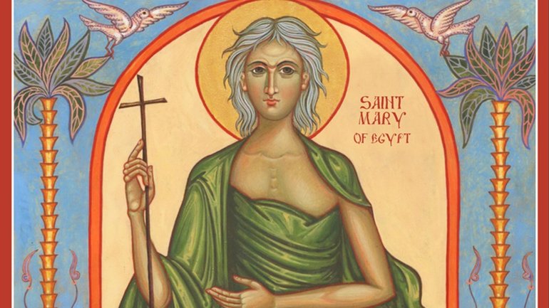 Ікона Марії Єгипетської з житієм. США (фрагмент) - фото 1