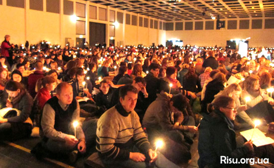 молитва зі свічками