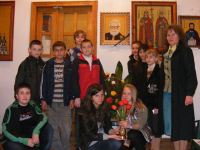 Діти в музеї о. Блажейовського