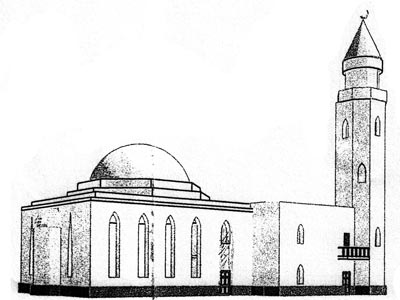 Проект мечеті, розроблений у 1994 році