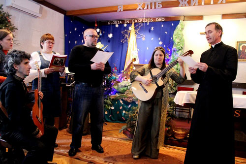 Рождественский концерт в Луганских римо-католиков