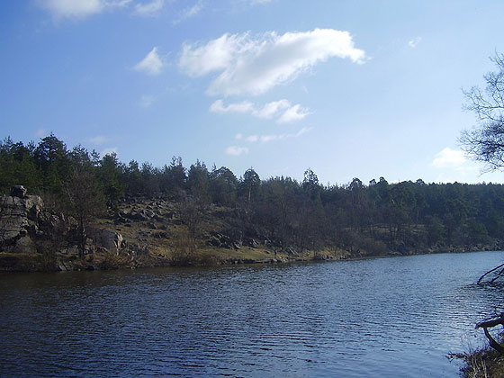 Скелі над річкою Тетерів біля Коростишева
