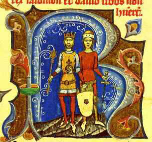 Соломон та його брат Давид за «Ілюстрованою хронікою»