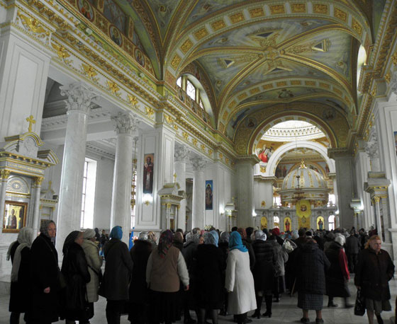 В Преображенском соборе Одессы