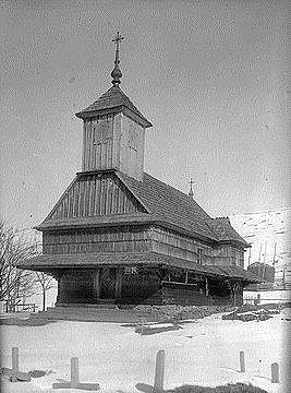 Храм у Стебному, світлина 1921 року