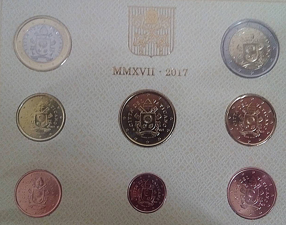 новые ватиканские монеты