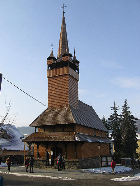 Церква св. Параскеви із Нижнього Селища, в якій служив засновник Боронявського монастиря і яку у 1937 р. перенесли у містечко Бланско в Чехії