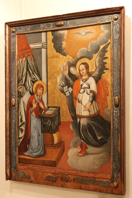 Благовіщення, ікона XVII ст.