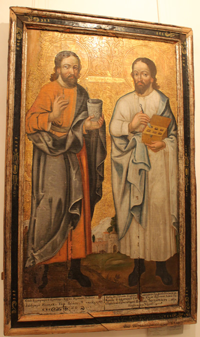свв. Козьма і Дем'ян, ікона XVIII ст.