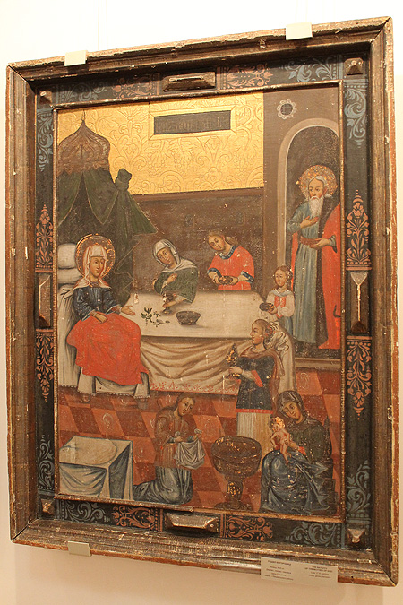 Різдво Богородиці, ікона XVII ст.