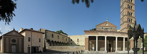 Василіянський монастир у Гроттаферрата, де по прибутті в Італі 9 лютого 1963 року зупинився Йосиф Сліпий