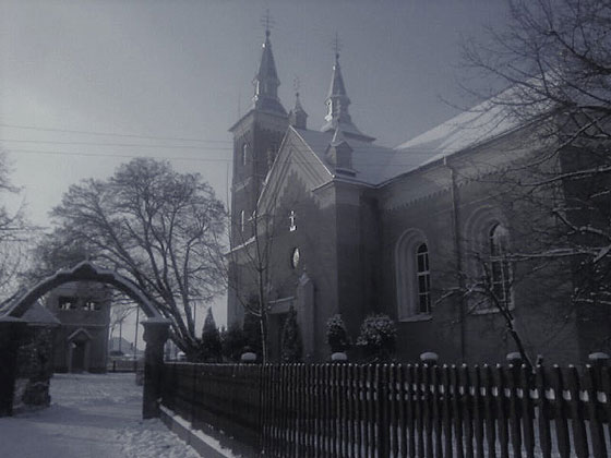 Церква у с. Заріччя, де служив о. В. Балтович