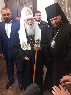 Патріарх Філарет у Дніпрі