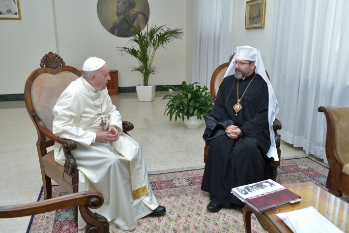 His Beatitude Sviatoslav met with Pope Franci