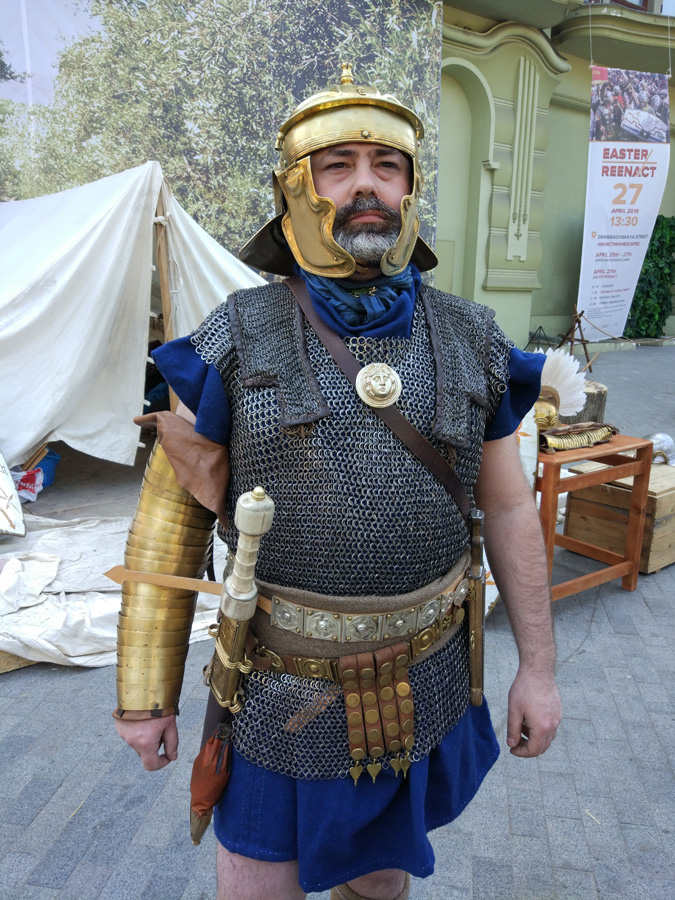 Римські легіонери в центрі Одеси