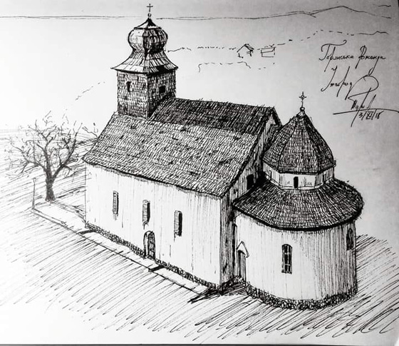 Старовинний вигляд церкви