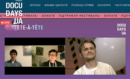 З права на ліво: Роман Хімей, Андрій Бондаренко та Ярема Малащук