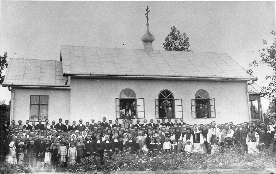 Село Озеряни. Освячення лютеранської церкви 12 липня 1937 р.